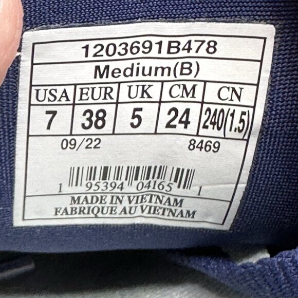 Womens Size 7 (B) Brooks Glycerin 20 Shoes Blissful Blue Running Sneakers - Picture 8 of 8